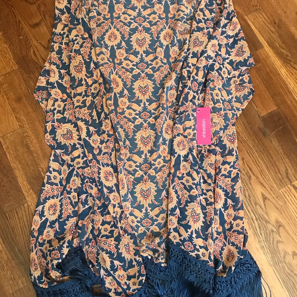 Xhalartion floral cardigan or beach cover up